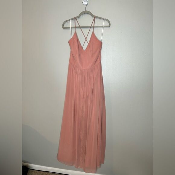 Dessy Collection 3019 Lux Chiffon Dress  NWT - Picture 3 of 7